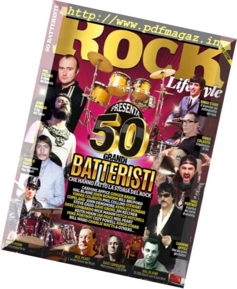 Classic Rock Italia — 50 Batteristi 2016