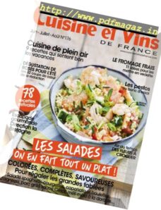 Cuisine et Vins de France — Juin-Aout 2017