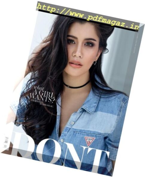 Dont Magazine — May 2017