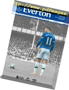 Everton Programmes — Everton v Burnley 15 April 2017