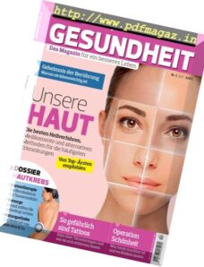 Horzu Gesundheit – Juni-August 2017