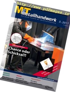M&T Metallhandwerk – Nr.5, 2017