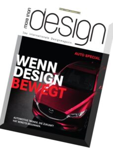 More Than Design – Auto Special 2017