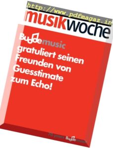 Musikwoche – 14 April 2017