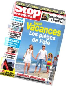 Stop Arnaques – Juin-Juillet 2017