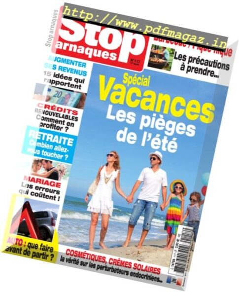 Stop Arnaques – Juin-Juillet 2017