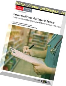 The Economist (Intelligence Unit) – Cancer medicines shortages in Europe 2017