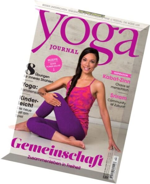 Yoga Journal Germany – Mai-Juni 2017
