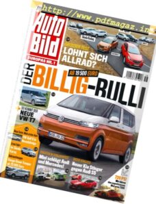 Auto Bild Germany – 5 Mai 2017