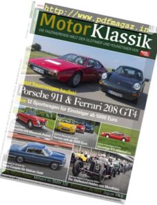 Auto Motor Sport Motor Klassik – Juli 2017