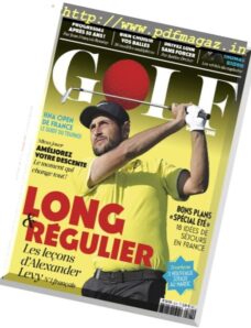 Golf Magazine France — Juillet 2017