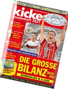 Kicker — Sonderheft Die grosse Bilanz 2016-17