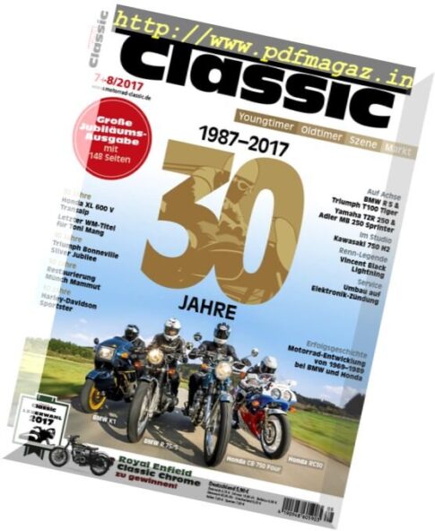 Motorrad Classic – Juli 2017
