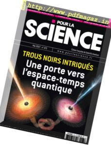 Pour la Science – Mai 2017