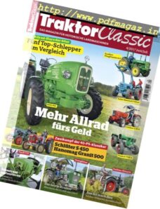 Traktor Classic – Juni-Juli 2017