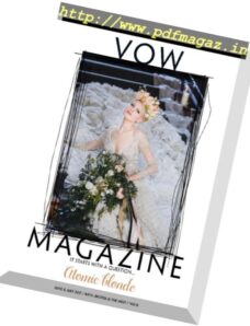 Vow Magazine — June-July 2017