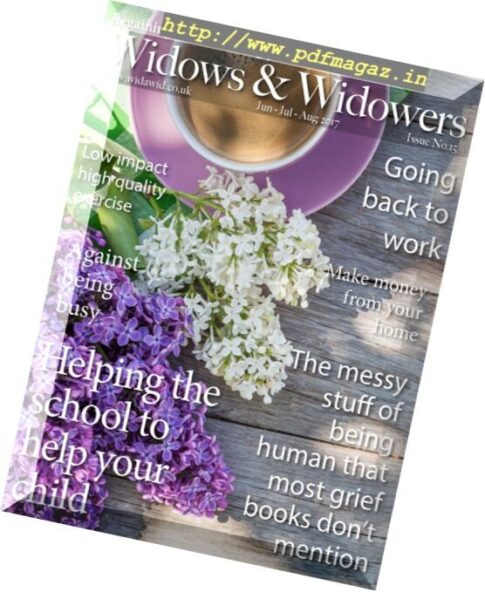 Widows And Widowers — June-July-August 2017