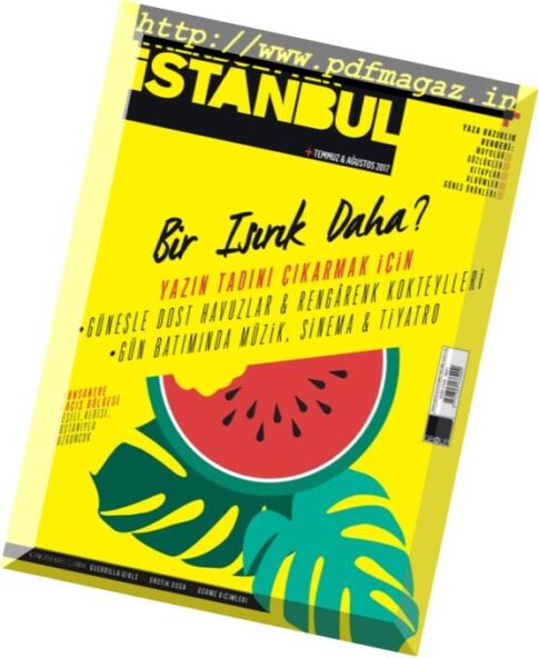 Trendsetter istanbul – Temmuz-Agustos 2017