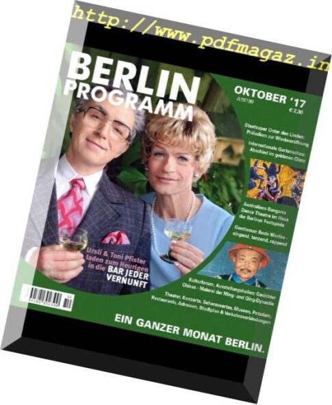 Berlin Programm — Oktober 2017