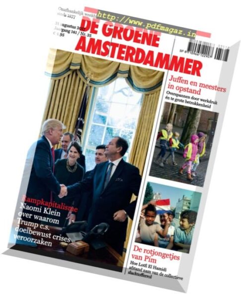 De Groene Amsterdammer – 31 augustus 2017