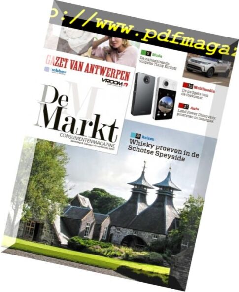 Gazet van Antwerpen De Markt — 9 september 2017