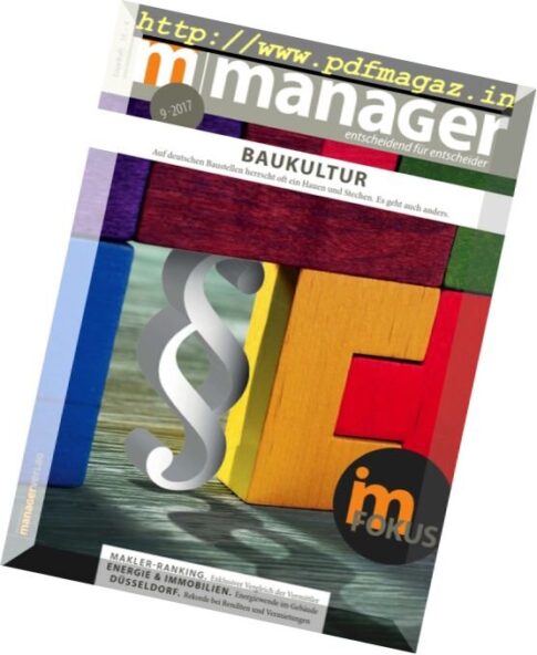 Immobilienmanager – Nr.9 2017