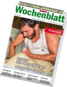 Landwirtschaftliches Wochenblatt – 8 September 2017
