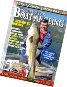 Saltwater Boat Angling – October 2017