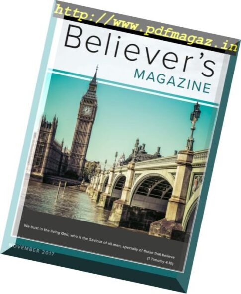 Believer’s Magazine – November 2017