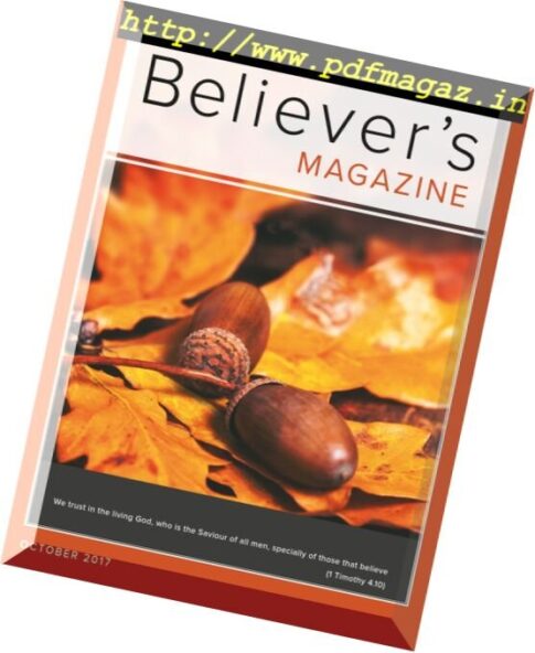 Believer’s Magazine – October 2017