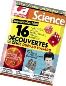 Ca M’interesse – Hors-Serie Science – Octobre-Novembre 2017