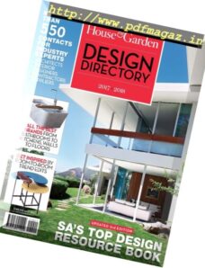 Conde Nast House & Garden Design — Directory 2017-2018
