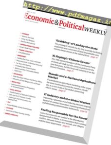 Economic & Political Weekly – 14 October 2017