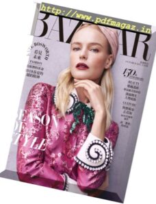 Harper’s Bazaar Taiwan — October 2017