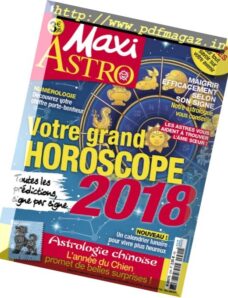 Maxi – Hors serie Astro – octobre 2017