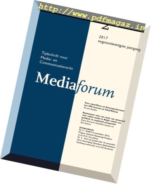 Media Forum – Nr.2 2017