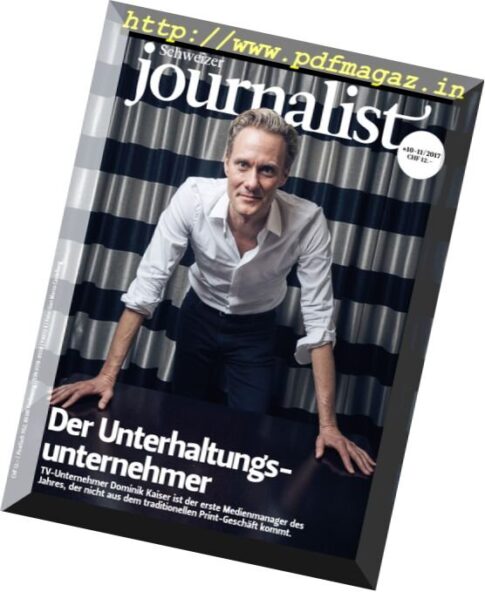 Schweizer Journalist — Oktober 2017