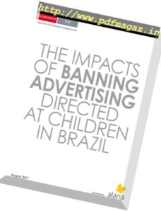 The Economist (Intelligence Unit) — The Impacts of Banning Advertising Directed at Children in Brazil 2017