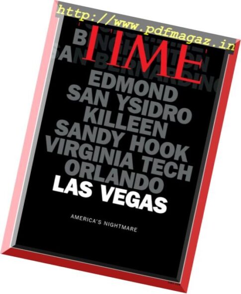 Time USA – 16 October 2017