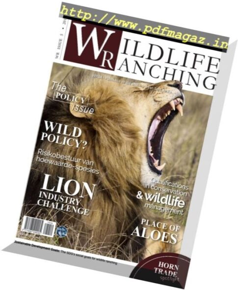 Wildlife Ranching Magazine — Issue 5, 2017
