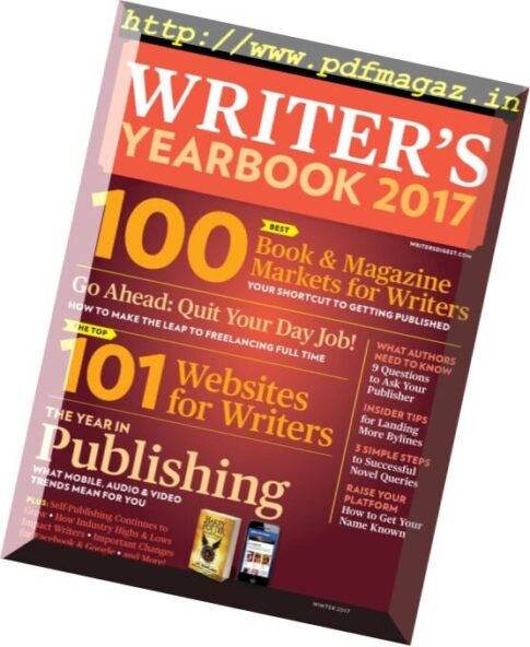 Writer’s Yearbook presents – January 2017