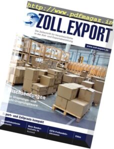 Zoll.Export — Oktober 2017