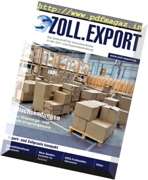 Zoll.Export – Oktober 2017