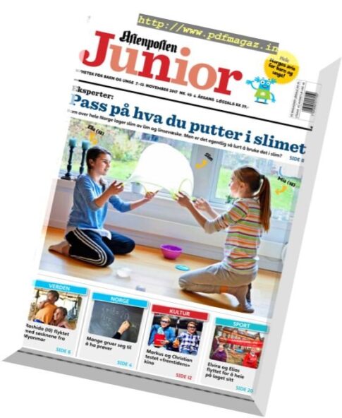 Aftenposten Junior — 7 november 2017