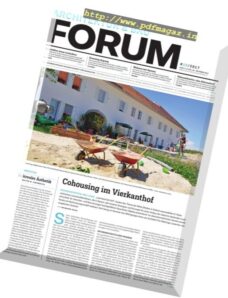 Architektur & Bau Forum – 31 Oktober 2017