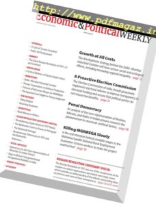 Economic & Political Weekly – 6 November 2017