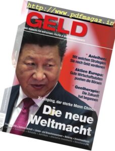 Geld Magazin – Oktober 2017