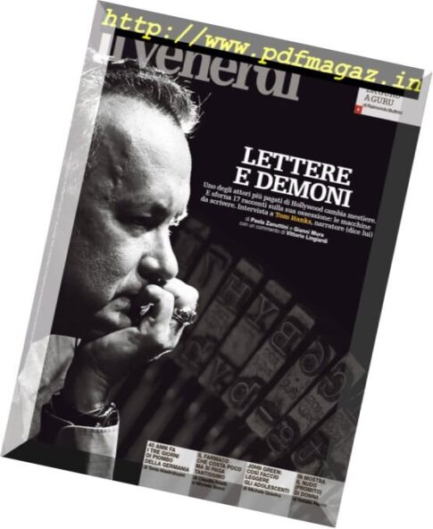 Il Venerdi di Repubblica – 10 Novembre 2017