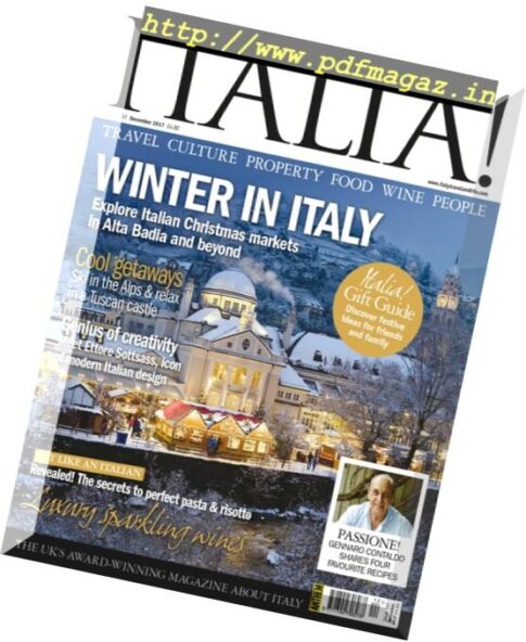 Italia! Magazine — December 2017