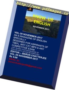 Know Ur English – November 2017